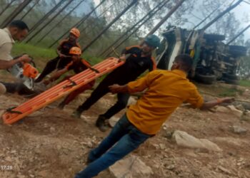 तूना-बौंठा मार्ग पर ट्रक दुर्घटनाग्रस्त होने से चालक की मौत