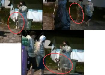 बाबा केदार के धाम में हुक्का हाथ मे लिये मचा रहे थे हुड़दंग, पुलिस ने काटा तीन हुड़दंगियों का चालान