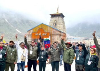 केदारनाथ में 43 दिन तक मेडिकल सेवाएँ देने के बाद  लौटी सिक्स सिग्मा टीम