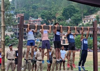 बीते तीन दिनों में पुलिस भर्ती में 1800 अभ्यर्थीयों में से 1286 अभ्यर्थी शारीरिक दक्षता में हुए शामिल