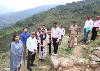 जल सरंक्षण के लिये नई मिशाल पेश कर रहा जिला प्रशासन रुद्रप्रयाग