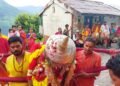 46 दिनों की दिवारा यात्रा के बाद मां दुर्गा देवी की डोली पहुंची अपने गांव फेगू