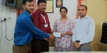 प्रज्ञा दीक्षित ने ली रेडक्रॉस की आजीवन सदस्यता