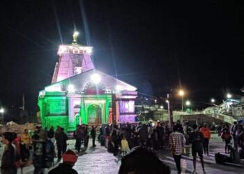 केदारनाथ दर्शन करने वाले तीर्थयात्रियों की संख्या पहुंची 11 लाख पार