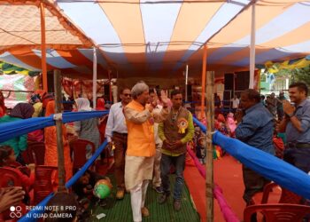 गढ़वाल सांसद तीरथ सिह रावत ने की जखतोली मेले में शिरकत,कार्यकर्ताओं ने ढोल-दमाऊ के साथ फूल मालाओं से किया गढ़वाल सांसद का स्वागत