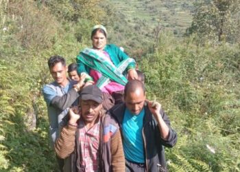 स्वास्थ्य की मार झेलता पहाड़,अस्पताल ले जाते वक्त महिला ने रास्ते में दिया बच्चे को जन्म