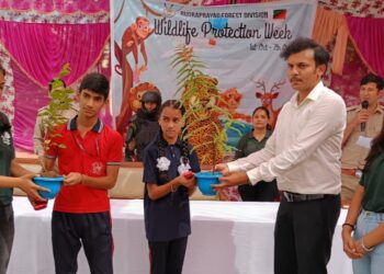 वन्यजीव सुरक्षा सप्ताह के अवसर पर वन प्रभाग रुद्रप्रयाग द्वारा आयोजित हुआ कार्यक्रम