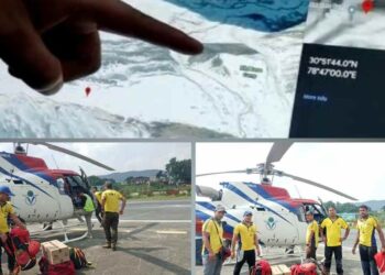 एवलांच आने से 29 पर्वतारोही फँसे,आठ लोगों को किया गया रेस्क्यू