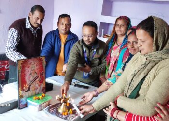 ग्राम पंचायत सारी में आरसेटी द्वारा स्वयं सहायता समूहों का 13 दिवसीय प्रशिक्षण हुआ शुरू