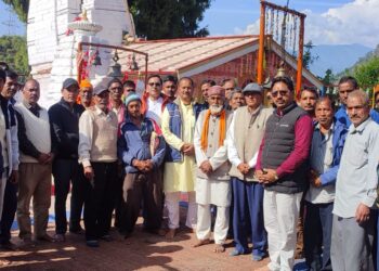 दैवी बन्याथ 2023-24 के आयोजन को लेकर नोजुल मन्दिर समिति ने आहूत की बैठक