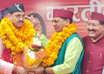 नवनियुक्त भाजपा जिलाध्यक्ष महावीर पँवार का रुद्रप्रयाग आगमन पर कार्यकर्ताओं ने किया जोरदार स्वागत