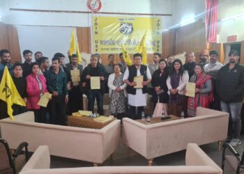 उत्तराखंड छात्र संगठन का हुआ पुनर्गठन,उत्तराखंड के ज्वलन्त मुद्दों पर हुआ लड़ने किया ऐलान