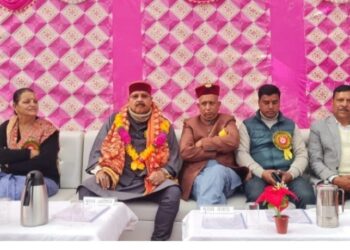 बाबा केदार बालक छात्रावास के वार्षिकोत्सव पर पहुंचे पर्यटन मंत्री सतपाल महाराज