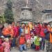 तेल कलश गाडू घड़ा पांडुकेश्वर स्थित योग ध्यान बद्री मंदिर से डिम्मर गांव के लिए प्रस्थान