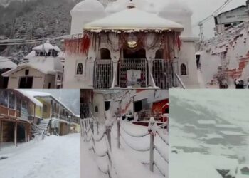 गंगोत्री, यमुनोत्री, हर्षिल, मुखबा, धराली, सुखी में हो रहा जमकर हिमपात