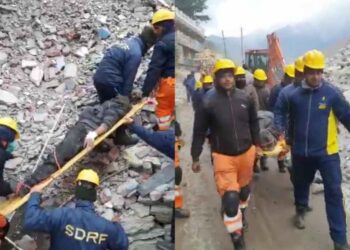 जोशीमठ में हुआ बड़ा हादसा,गिर पड़ा मजदूर,हालात नाजुक