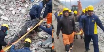 जोशीमठ में हुआ बड़ा हादसा,गिर पड़ा मजदूर,हालात नाजुक