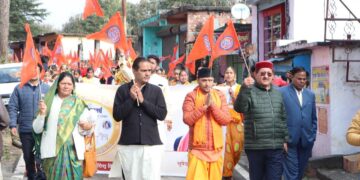 हिन्दू नववर्ष के अवसर पर जय श्री राम के नारों से गूंजा जखोली क्षेत्र,40महिला मंगल दलों ने सामाजिक कार्यों में शराबबंदी एवं नशा मुक्ति की ली शपथ