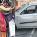 यहाँ अभी-अभी कार दुर्घटनाग्रस्त, पांच लोग थे सवार, उड़े परखच्चे…