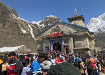 चारधाम यात्रा में सबसे अधिक केदारनाथ धाम के लिये 9.54लाख तीर्थयात्रियों ने कराया अब तक पंजीकरण