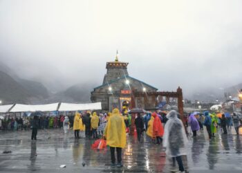 45दिन की यात्रा में 8लाख से अधिक श्रद्धालुओं ने किये बाबा केदार के दर्शन