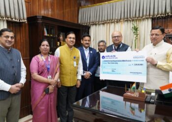 जोशीमठ आपदा पीड़ितों के लिए एसबीआई ने दी दो करोड़ की मदद