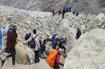 कालिंदीखाल ट्रैक से 11 दिन बाद गंगोत्री लाया गया गाइड का शव,तबीयत बिगड़ने से हुई थी मौत