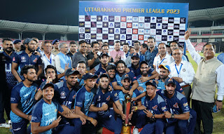 देर सांय प्रथम उत्तराखंड प्रीमियर लीग के क्रिकेट मैच का सीएम धामी ने किया अवलोकन