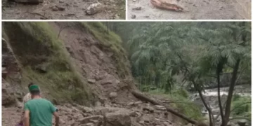 मोरी में आफत की बारिश:भूस्खलन से कई मार्ग बंद,जान जोखिम में डालकर आवाजाही कर रहे लोग