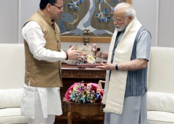 सीएम धामी ने पीएम मोदी से की मुलाकात