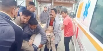 दुःखद खबर:पत्थर की चपेट में आने से हेड कांस्टेबल की मौत