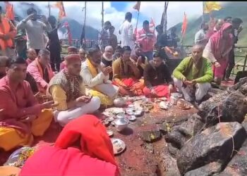 केदारधाम के रक्षक भगवान भुकुण्ड भैरवनाथ में त्रिदिवसीय हवन का हुआ शुभारंभ