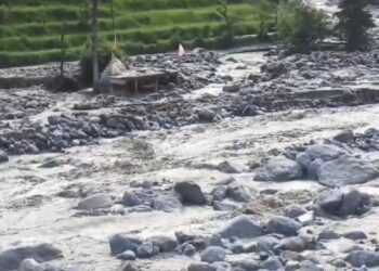 थराली के सोल क्षेत्र में एक बार फिर से अतिवृष्टि/ बादल फटने की घटना की सूचना