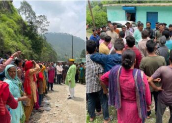 गांव में शराब के ठेके के विरोध में सड़कों पर उतरे ग्रामीण, दी चेतावनी, होगा बंद