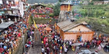 शिव पार्वती विवाह स्थली त्रियुगीनारायण में वामन द्वादशी मेले का हुआ समापन,हजारों भक्तों ने लिया आशीर्वाद