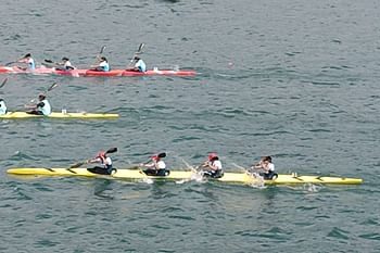 टिहरी झील पर रोमांचक खेल शुरू, चार दिवसीय आयोजन का वन मंत्री सुबोध उनियाल ने किया शुभारंभ