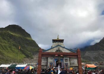 15 लाख पार पहुंची श्री केदारनाथ धाम श्रद्धालुओं की संख्या