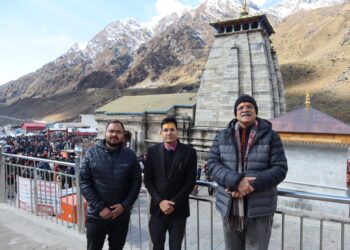 उत्तराखंड हाईकोर्ट के मुख्य न्यायाधीश जज विपिन सांघी ने किये बाबा केदार के दर्शन