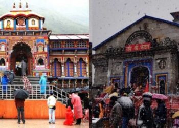 बद्री-केदार में बर्फबारी, तापमान में आई गिरावट