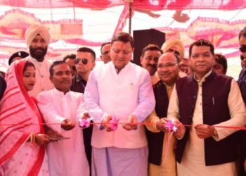 सीएम धामी ने किया दुर्गा मंदिर का लोकार्पण, की ये बड़ी घोषणा