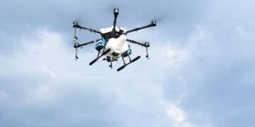 स्वर्गाश्रम क्षेत्र में बिना अनुमति विदेशी पर्यटक ने उड़ाया ड्रोन