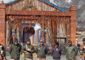 श्री केदारनाथ एवं बद्रीनाथ धाम में सुरक्षा व्यवस्थाओ में लगी आईटीबीपी की टीमें