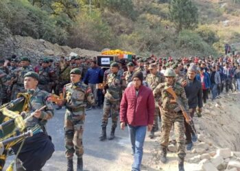 सैन्य सम्मान के साथ हुआ शहीद नायक बीरेन्द्र सिंह का अंतिम संस्कार