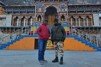 शीतकाल में बद्रीधाम में सुरक्षा की दृष्टि से तैनात की गई आईटीबीपी की प्लाटून