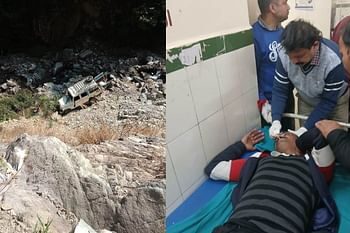 खाई में गिरी टैक्सी, एक और घायल ने तोड़ा दम, दो हुई मृतकों की संख्या, 12 घायल