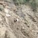 अचानक पहाड़ी काटने के दौरान हुआ भूस्खलन