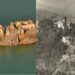 टिहरी डैम का जलस्तर घटते ही दिखने लगा पुरानी टिहरी का खंडहर राजमहल