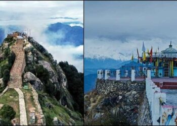 3048 मीटर की ऊंचाई पर क्रौंच पर्वत में स्थित भगवान कार्तिक स्वामी मंदिर में भव्य 108 बालमपुरी शंख की होगी पूजा व हवन