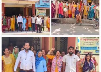 मंगसू गांव में पेयजल किल्लत से परेशान लोगों ने कीर्ति नगर तहसील में किया विरोध प्रदर्शन, पेयजल आपूर्ति व्यवस्था को दुरुस्त करने की उठाई मांग