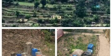 बूंद-बूंद पानी को तरस रहे हैं मज्याड़ी तल्ली के ग्रामीण, एक माह से भटकने को मजबूर ग्रामीण